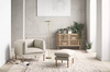 Komoda Bolia Cord Sideboard - czarny dąb