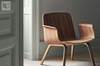 Krzesło Bolia Palm veneer lounge chair - orzech olejowany
