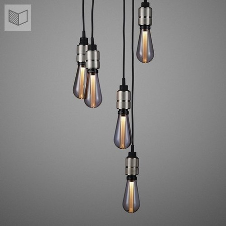 Lampa wisząca Buster + Punch Hooked 6.0 srebrna