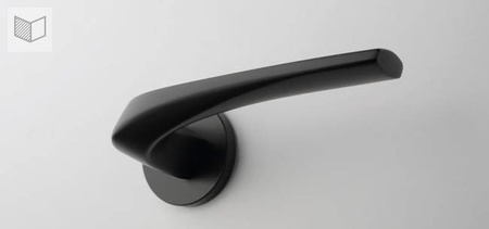 Klamka Aprile Dalia Slim 7mm - czarna