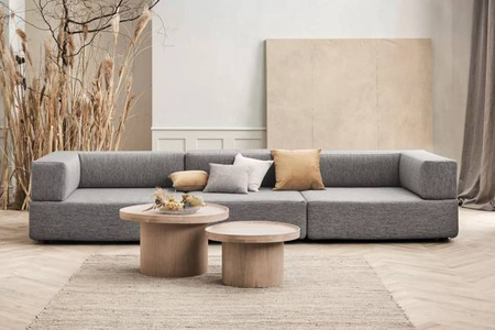 Stolik kawowy Bolia Plateau Coffee Table - Ø61cm - czarny dąb 