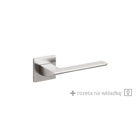 Klamka Olivari Trend stal nierdzewna + rozeta na wkładkę 