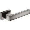 Klamka Corona Focus - Na szyldzie prostokątnym, gunmetal