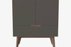 Komoda Bolia New Mood highboard - zielony/orzech