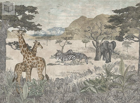 Panel Boras Tapeter Wild Animals - Serengeti 1194