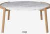 Stolik kawowy Bolia Mix Coffee table Ø94cm - biały marmur