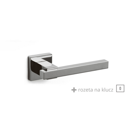 Klamka Olivari Bios chrom + rozeta na klucz