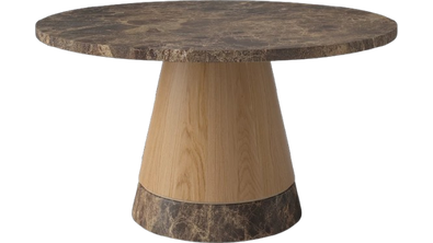 Stolik kawowy Bolia Piro Coffee Table Ø60cm dąb / marmur