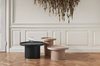 Stolik kawowy Bolia Plateau Coffee Table - Ø61cm - czarny dąb 