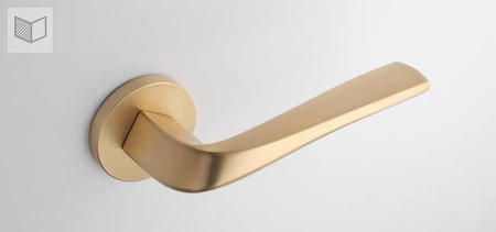 Klamka Aprile Dalia Slim 7mm - złoty mat