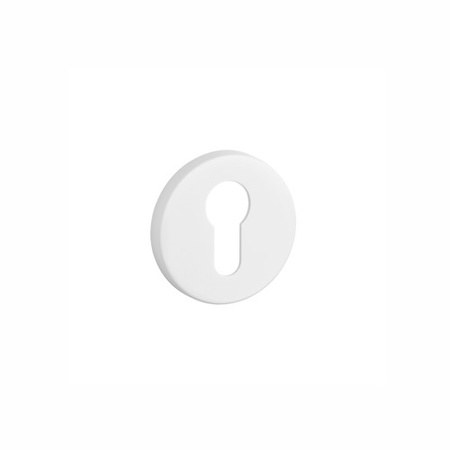 Rozeta APRILE R SLIM 7MM WHITE - biały matowy PZ