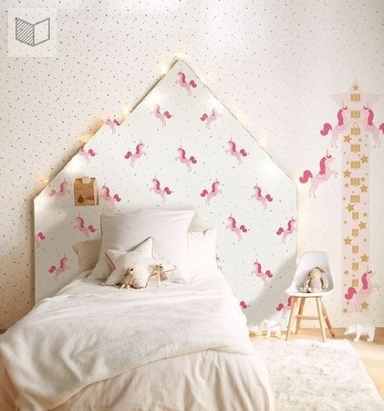 Tapeta Caselio Girl Power - Princess Unicorns GPR100796710