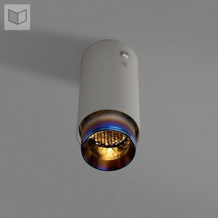 Reflektor Buster + Punch Exhaust linear szary/stalowy palony
