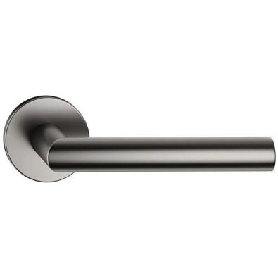 Klamka Corona Elle Slim R - Na szyldzie okrągłym, gunmetal