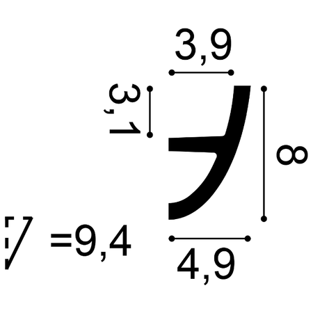 Listwa gzymsowa oświetleniowa Orac Decor C373