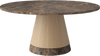 Stolik kawowy Bolia Piro Coffee Table Ø90cm dąb bielony / marmur