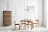 Komoda Bolia Cord Highboard - ciemny dąb
