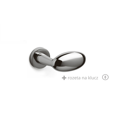 Klamka Olivari Blindo chrom + rozeta na klucz