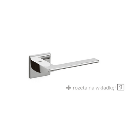Klamka Olivari Trend chrom + rozeta na wkładkę 