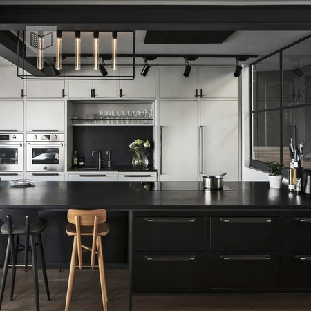 Uchwyt meblowy Buster+Punch Pull Bar Plate Cross - brąz M-26cm