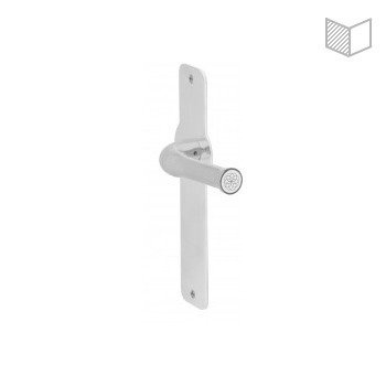 Klamka Formani Nour EV100P210 polerowana stal nierdzewna