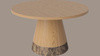 Stolik kawowy Bolia Piro Coffee Table Ø60cm dąb fornir / marmur