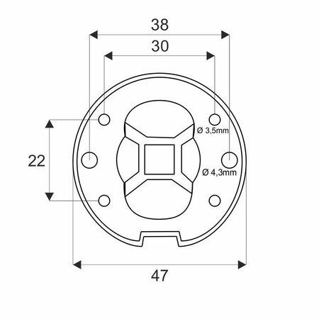 Klamka VDS Flat czarny