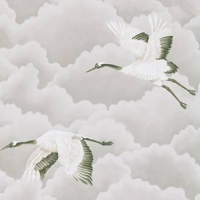 Tapeta Harlequin Palmetto - Cranes in Flight 111230