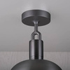 Lampa sufitowa Buster+Punch Forked Ceiling Shade Globe Opal Large gun metal/opal