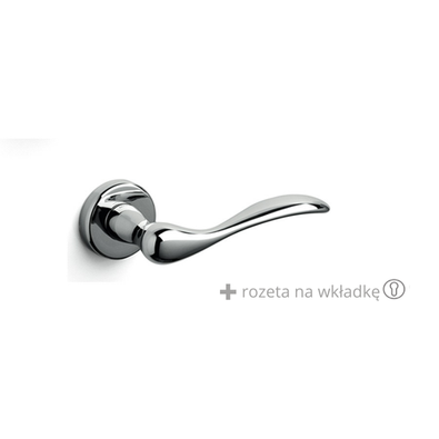Klamka Olivari Siena chrom + rozeta na wkładkę