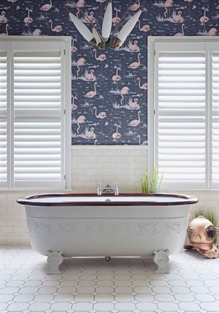 Tapeta Cole&Son Icons - Flamingos 112/11041