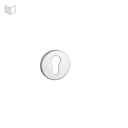 Rozeta APRILE R SUPER SLIM 5MM LC - chrom polerowany PZ
