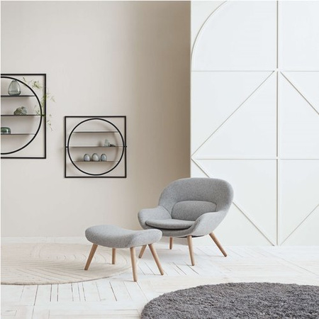 Fotel Bolia Philippa armchair Linea - blue