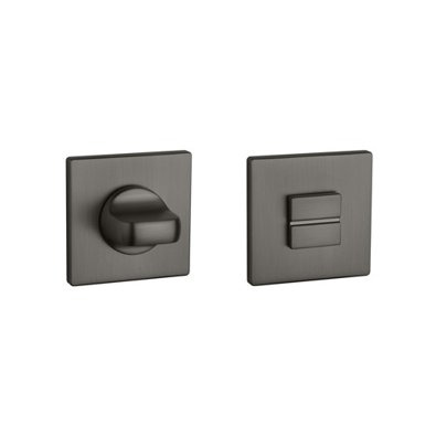 Rozeta APRILE Q SUPER SLIM 5MM US-A PVD - antracyt matowy PVD WC 4x4