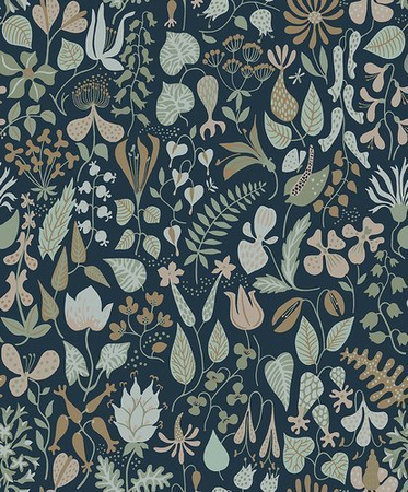 Tapeta Boras Tapeter Scandinavian Designers III - Herbarium 1977
