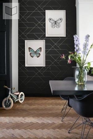 Tapeta Esta Home Black&White with a splash of gold - 139144