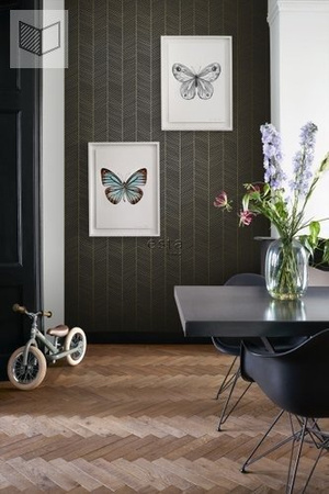 Tapeta Esta Home Black&White with a splash of gold - 139136