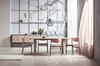 Komoda Bolia Luxe Sideboard - dąb czarny, czarne uchwyty