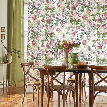Tapeta Sanderson Glasshouse - King Protea 216647