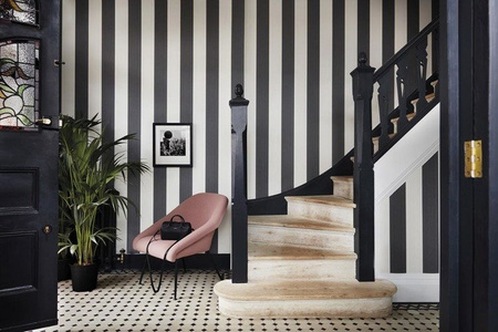 Tapeta Cole&Son Marquee Stripes - Jaspe Stripes 110/4019