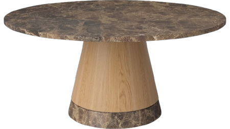 Stolik kawowy Bolia Piro Coffee Table Ø90cm dąb / marmur