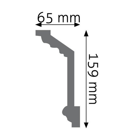 Listwa gzymsowa zdobiona Creativa LGZ-08
