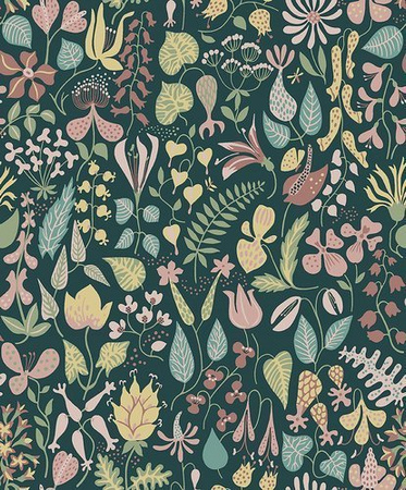 Tapeta Boras Tapeter Scandinavian Designers III - Herbarium 1976