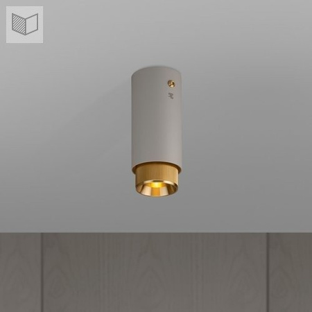 Reflektor Buster + Punch Exhaust linear szary/złoty