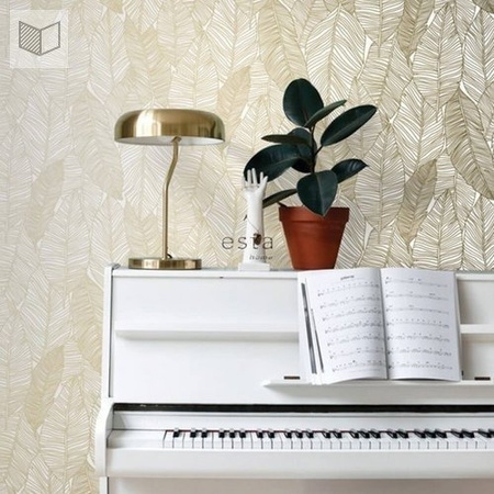 Tapeta Esta Home Black&White with a splash of gold - 139125