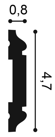 Listwa ścienna Orac Decor PX144