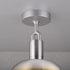 Lampa sufitowa Buster+Punch Forked Ceiling Shade Globe Opal Medium stalowy palony/opal