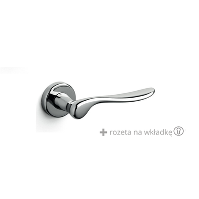 Klamka Olivari Orvieto chrom + rozeta na wkładkę