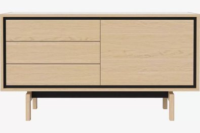 Komoda Bolia Floow sideboard small - dąb bielony