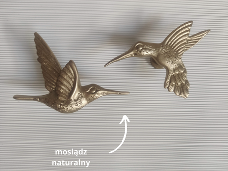 Uchwyt Pap Deco Ring XL mosiądz naturalny